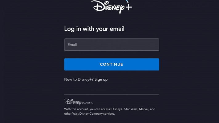Conexión Disney Plus 