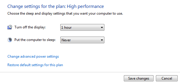 modificar la configuración del plan