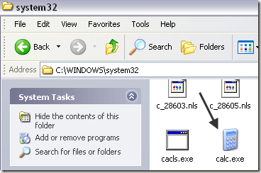 calc exe