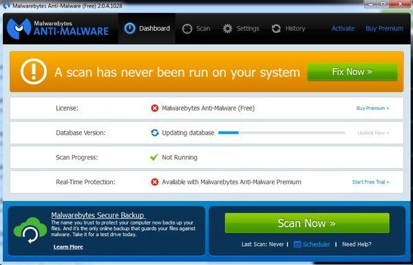 Malwarebytes Anti-Malware