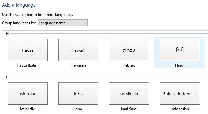 Windows 10 elige el idioma