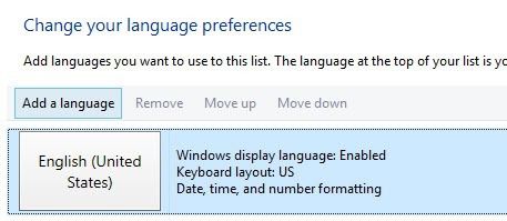 Windows 10 agrega un idioma