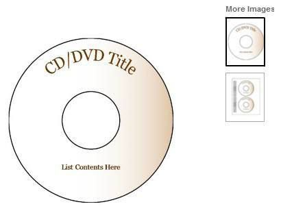 etiqueta de cd dvd