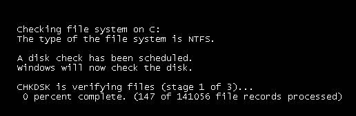 chkdsk