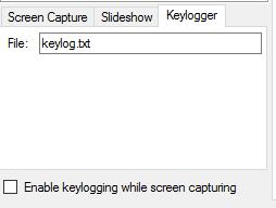 activar keylogger