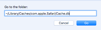 caché de safari