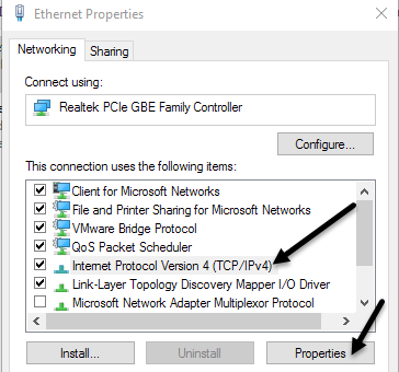 protocolo de internet ipv4