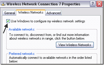 utilizar la configuración inalámbrica de Windows