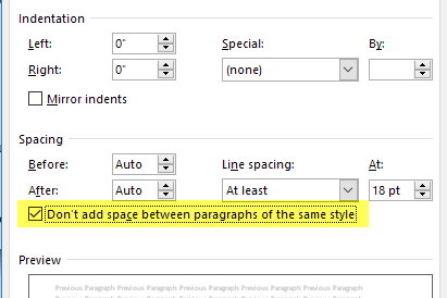 no agregue una palabra de espacio