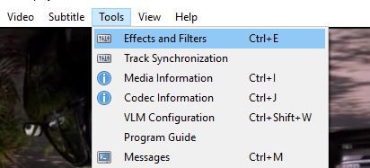 efectos y filtros vlc