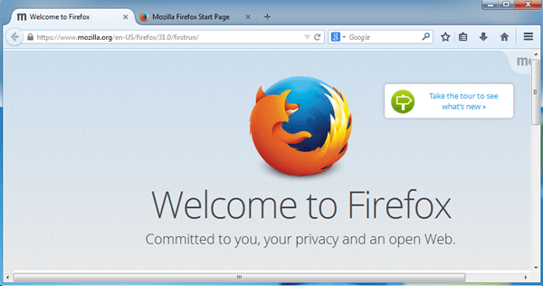 Navegador Firefox