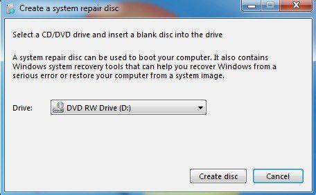 reparar disco de windows 7