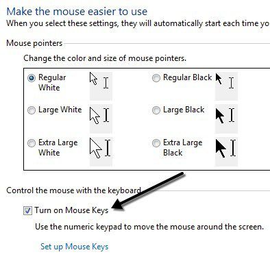 activar las teclas del mouse