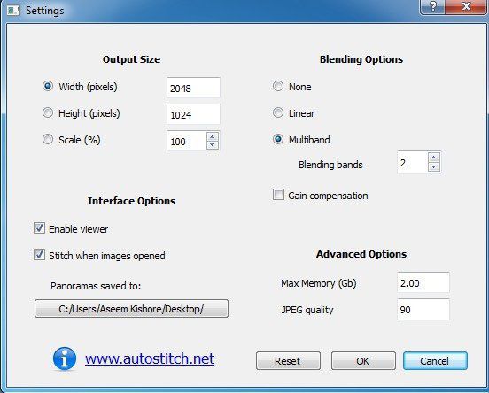 configuración de autoajuste