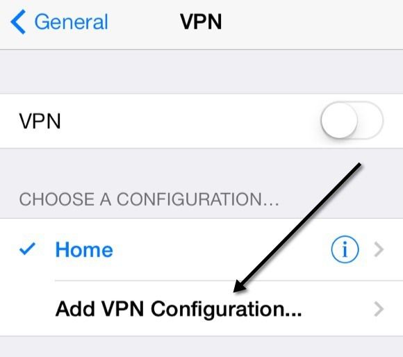 Configuración de VPN 2