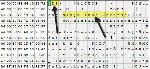 editor hexadecimal de mp3