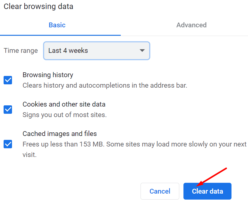 borrar cookies de la caché del navegador Chrome