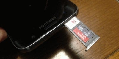 Ranura para tarjeta SIM para Galaxy S7 Insertar tarjeta SD