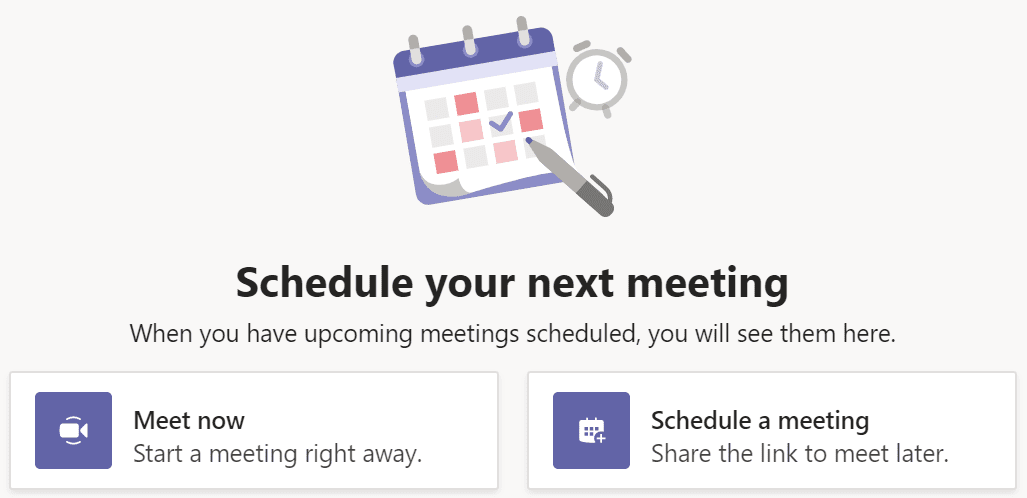 iniciar la reunión del equipo de Microsoft