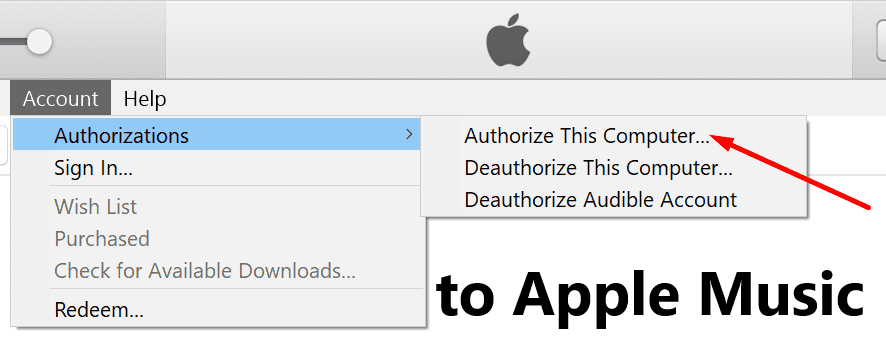 iTunes autoriza la computadora