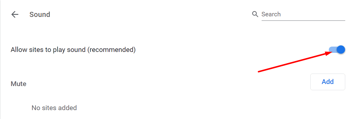 Chrome permite que los sitios reproduzcan sonido