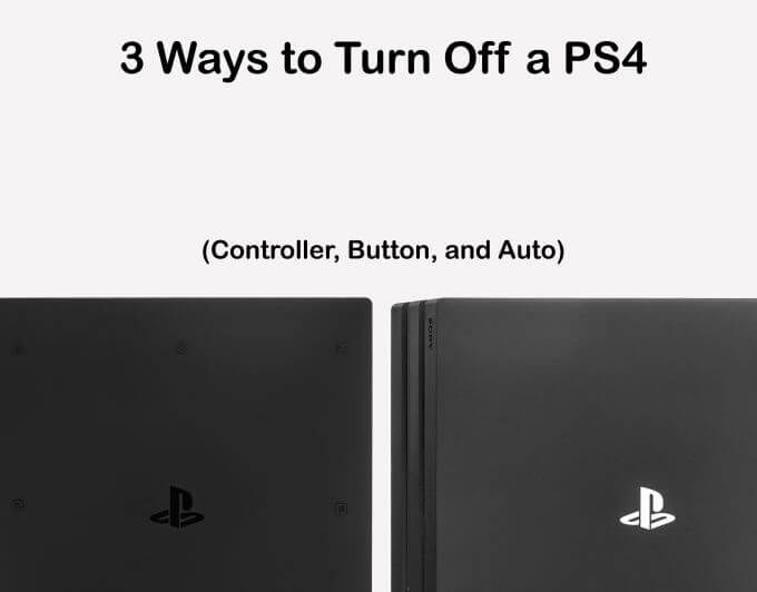 3 formas de apagar una PS4 controlador boton y automatico