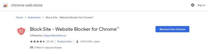 Bloquear sitios web en Chrome Opera y Firefox