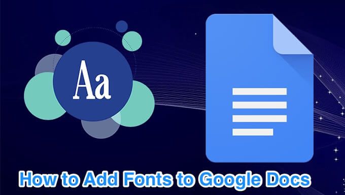 How To Import Custom Fonts In Google Docs