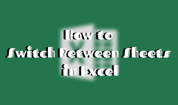 Como cambiar entre hojas de trabajo en Excel