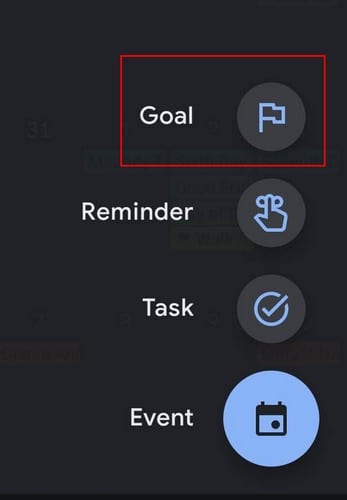 Cómo crear metas en Google Calendar