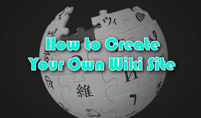 Como crear su propio sitio wiki