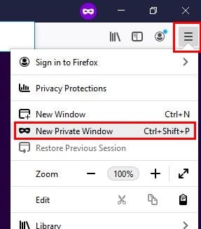 Cómo iniciar siempre Firefox en modo privado