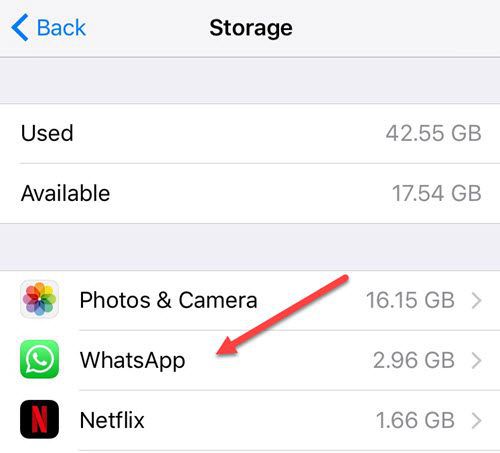 Cómo reducir el tamaño de WhatsApp en tu iPhone
