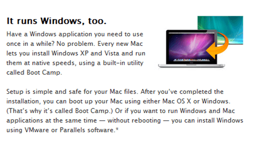 Como usar Windows 7 con Boot Camp