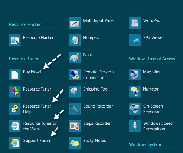 Eliminar programas de la pantalla Todas las aplicaciones en Windows