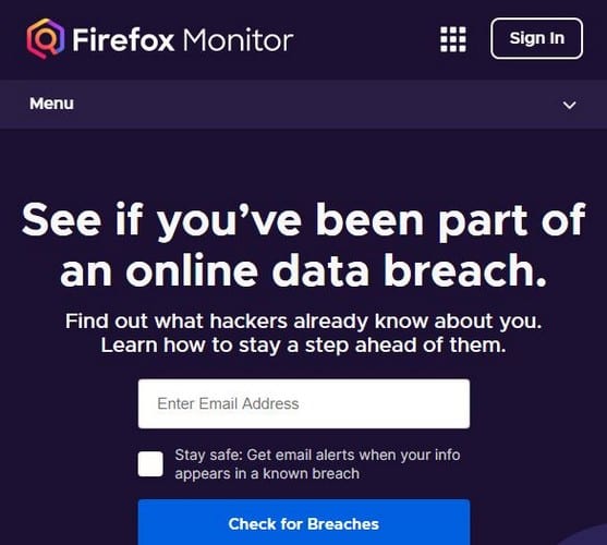 Firefox como recibir avisos de violaciones de seguridad