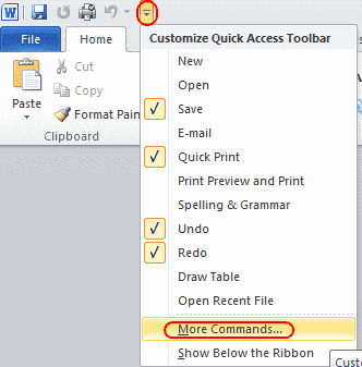 Habilite la opcion Enviar al destinatario de correo en Excel