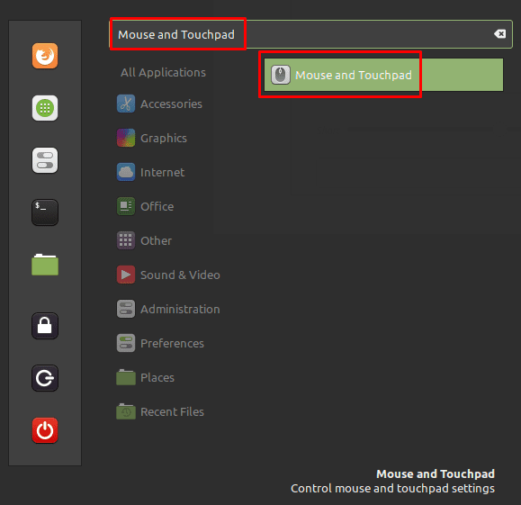 Linux Mint Como cambiar la habilidad de un mouse