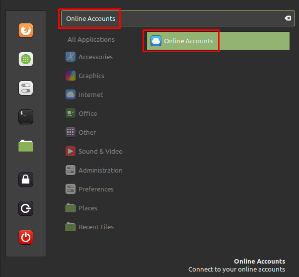 Linux Mint Como iniciar sesion en sus cuentas en linea