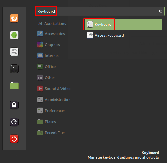 Linux Mint Como vincular los atajos de teclado del sistema