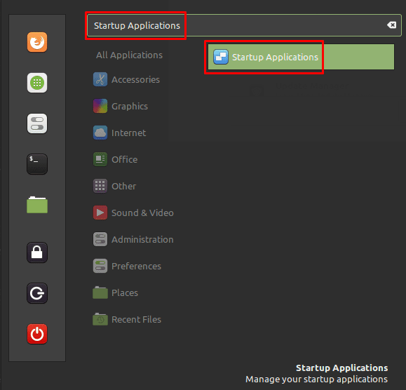 Linux Mint como configurar que aplicaciones se inician al iniciar