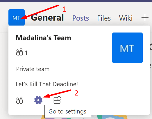 Microsoft Teams todavia estamos configurando su equipo