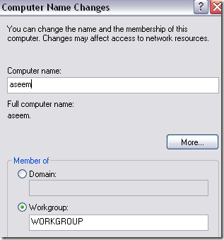 Se corrigio la computadora no es accesible Es posible