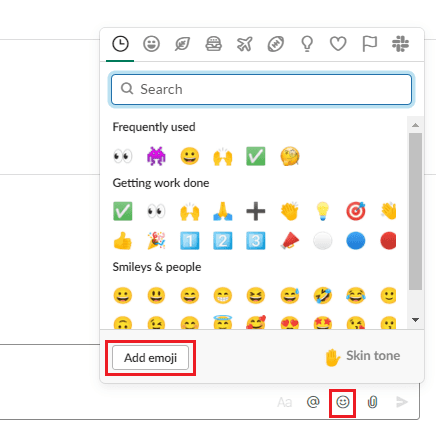 Slack como agregar emoji personalizados a un espacio de trabajo