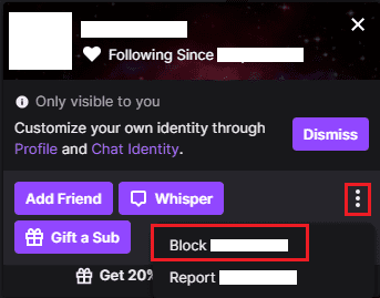 Twitchtv Como bloquear a un usuario