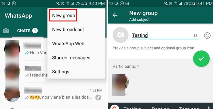 WhatsApp: cómo crear / unirse a un grupo