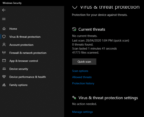 Windows 10 Como excluir un archivo de Windows Defender