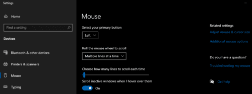 Windows 10: cómo mostrar la ubicación del puntero