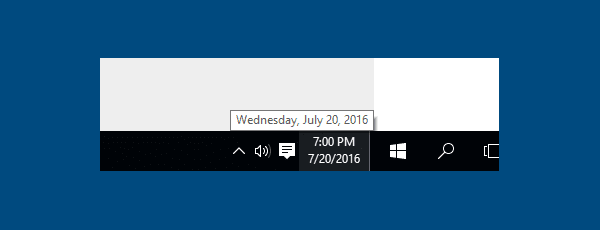 Windows 10 la ventana emergente de fecha no funciona