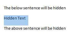 Word 20192016 Como ocultar o mostrar texto